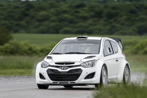 Hyundai i20 wrc test edildi
