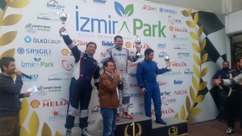 Maxi grup ikinci yarışı podyumu (Fotoğraf: İzmir Parl)